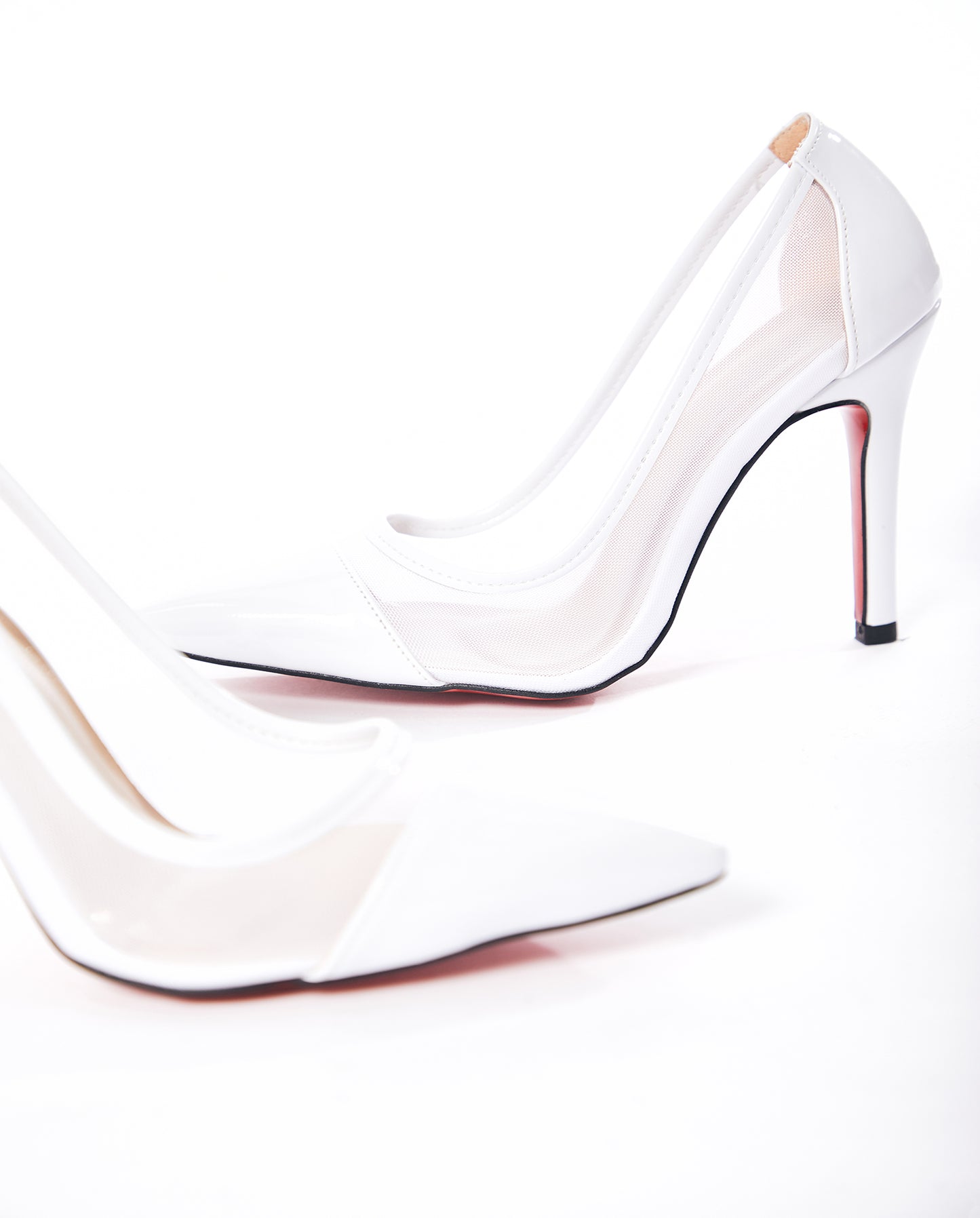 LE-20-1 (WHITE) Transparent Mesh