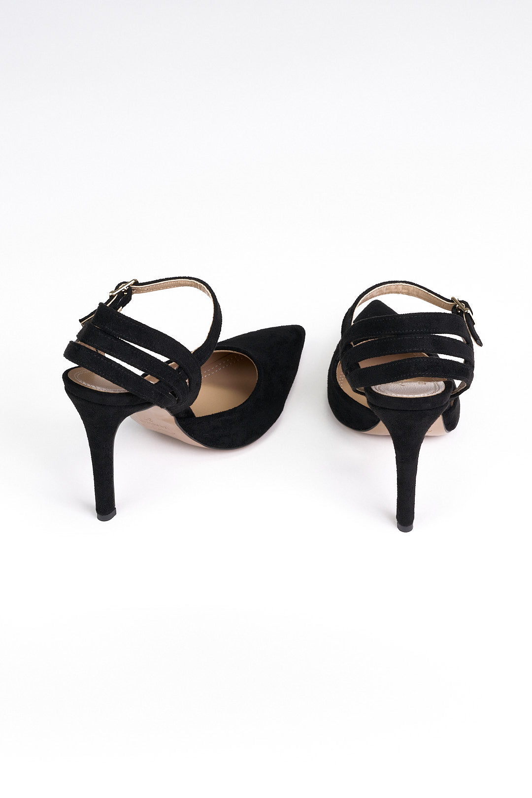 LE-03 Classic Black Heeled Sandals