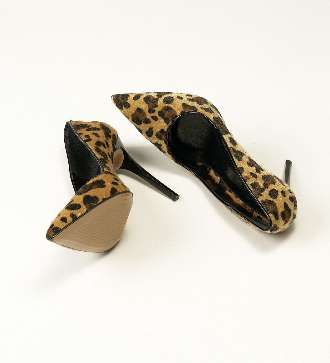 LE-02 Leopard Luxe Court Heels